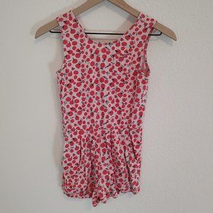 Tea Collection 14 Jumper Romper Shorts Sleeveless Tank Top Pockets Summer